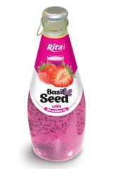 290ml Basil Seed with Strawberry